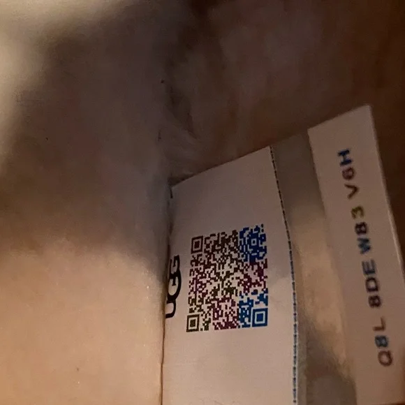 UGG Tazz UGG Braid Slippers Natural 9 New in Box - Picture 11 of 16